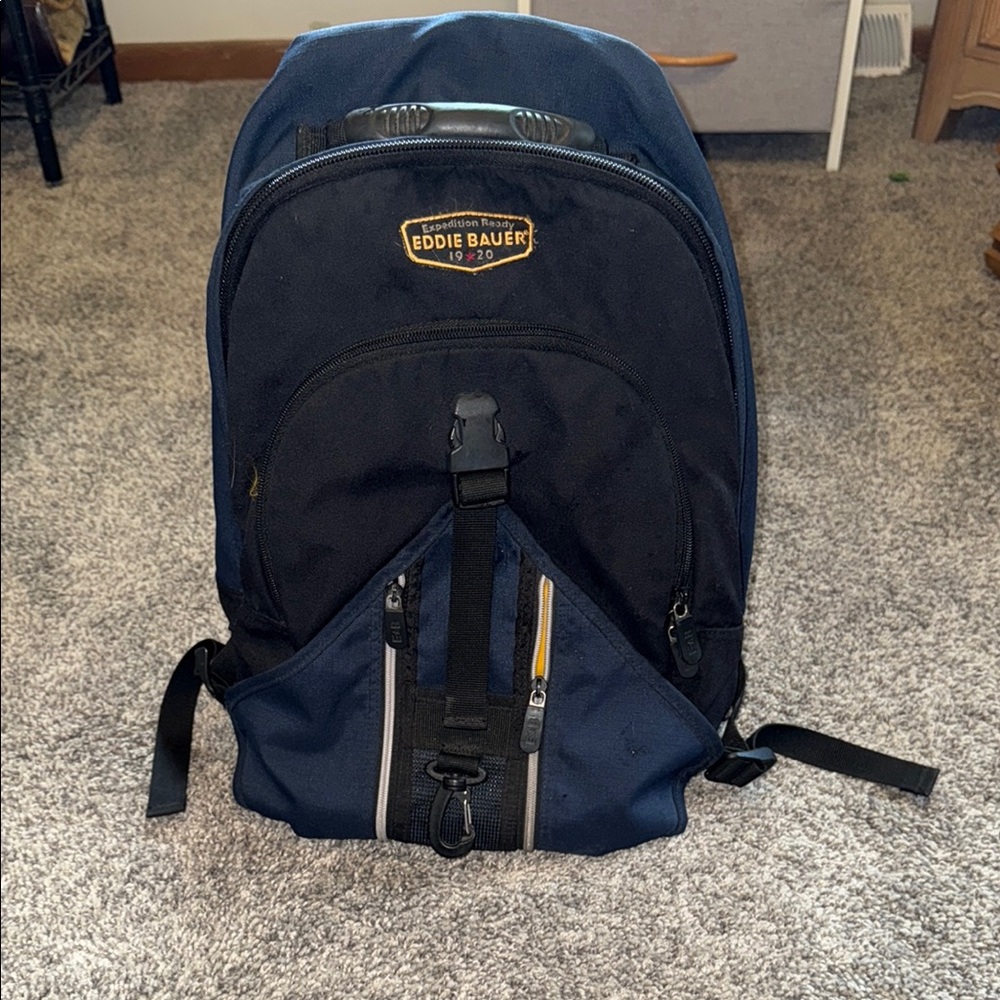 Vintage Eddie Bauer Dark Blue Men's Backpack